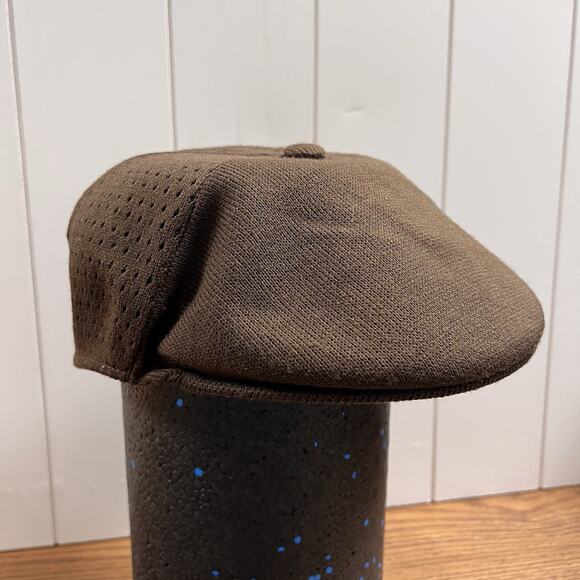 Kangol Tropic Cap Hat Brown Ventair Newsboy Cabbie Paperboy XL - Picture 1 of 6